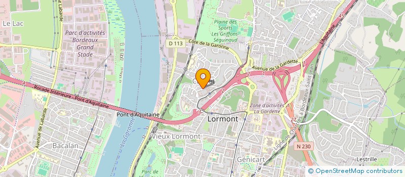 localisation de l'entreprise MONSIEUR BAPTISTE FETTU  LORMONT