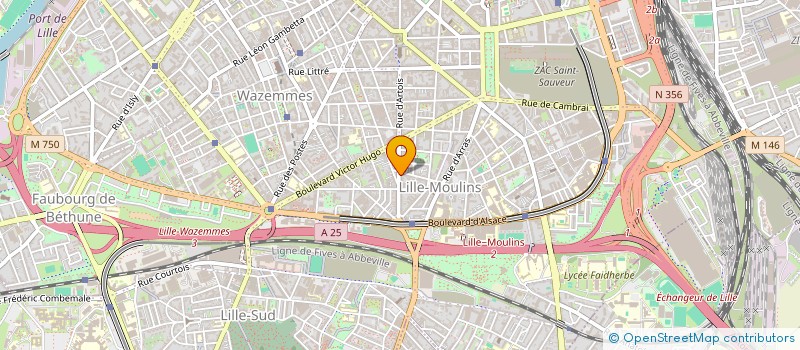 localisation de l'entreprise MONSIEUR BAPTISTE FICHAUX à LILLE