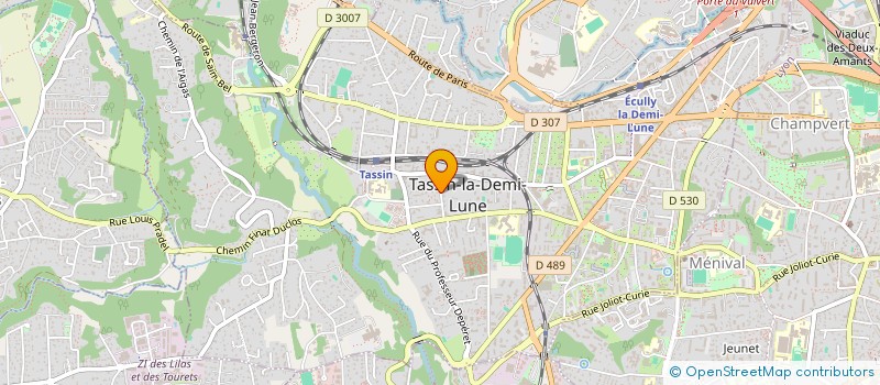 localisation de l'entreprise MONSIEUR BAPTISTE FICHET  TASSIN-LA-DEMI-LUNE