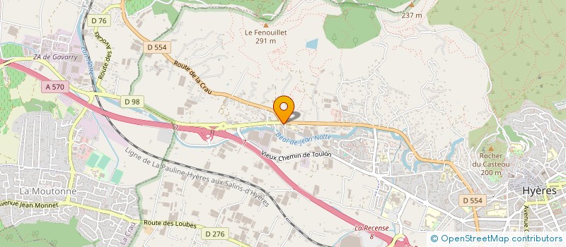 localisation de l'entreprise MONSIEUR BAPTISTE FIGUIERE  HYERES