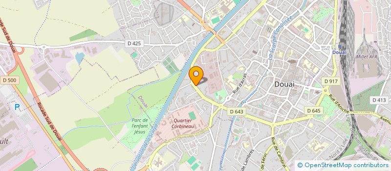 localisation de l'entreprise MONSIEUR BAPTISTE FILLEBEEN à DOUAI