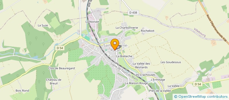 localisation de l'entreprise MONSIEUR BAPTISTE FINOT  SAINT-PATERNE-RACAN