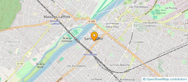 localisation de l'entreprise MONSIEUR BAPTISTE FOND  SARTROUVILLE