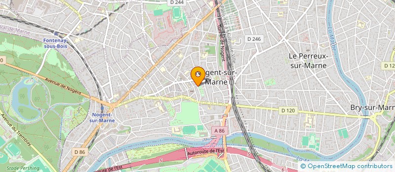 localisation de l'entreprise MONSIEUR BAPTISTE FORT à NOGENT-SUR-MARNE