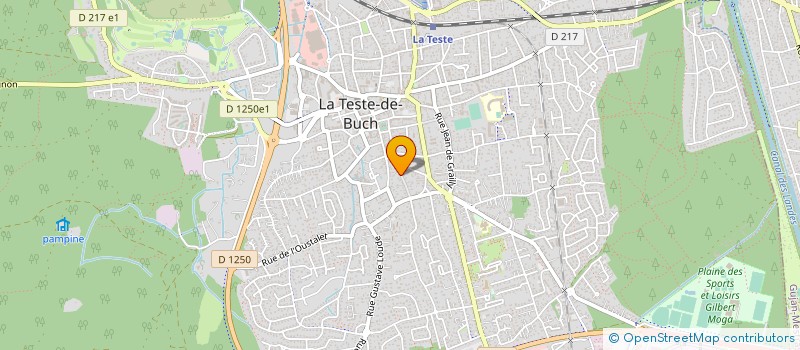 localisation de l'entreprise MONSIEUR BAPTISTE FOUCHET à LA TESTE-DE-BUCH