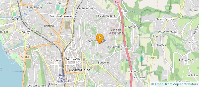 localisation de l'entreprise MONSIEUR BAPTISTE FOULON  AIX-LES-BAINS