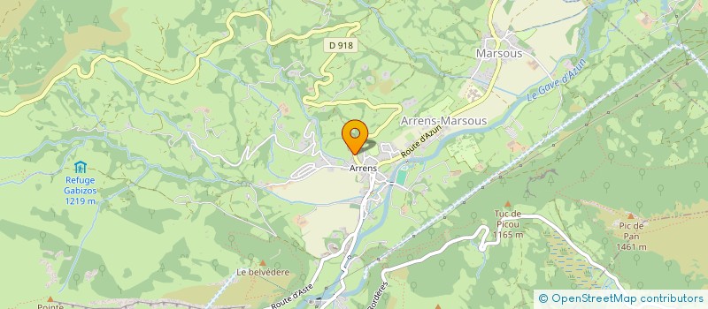 localisation de l'entreprise MONSIEUR BAPTISTE FOUR-POME  ARRENS-MARSOUS