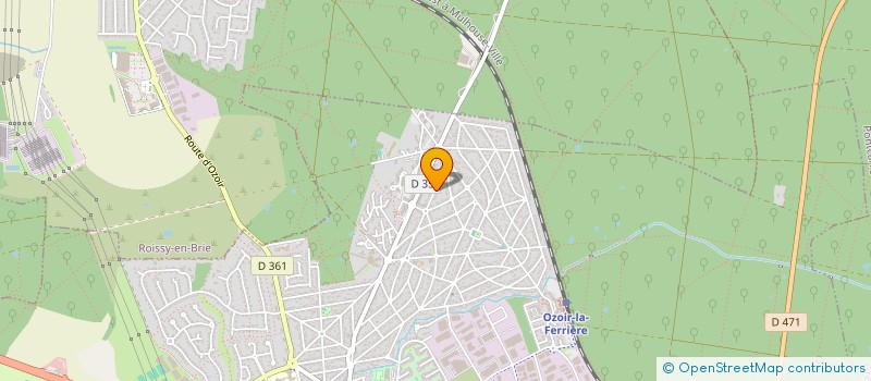 localisation de l'entreprise MONSIEUR BAPTISTE FRANCISCO  OZOIR-LA-FERRIERE