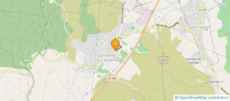 localisation de l'entreprise MONSIEUR BAPTISTE FURMAN à LACHAPELLE-SOUS-AUBENAS