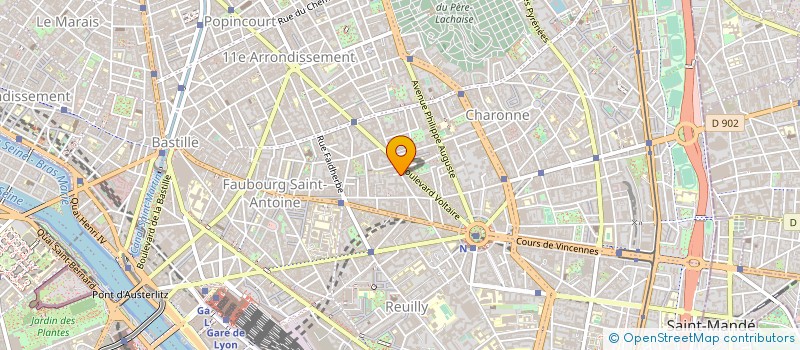 localisation de l'entreprise MONSIEUR BAPTISTE GABBERO  PARIS