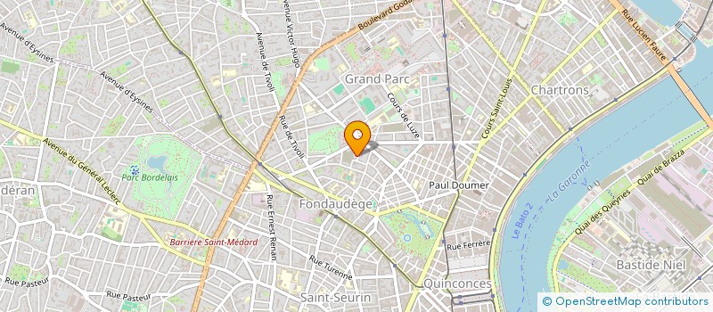 localisation de l'entreprise MONSIEUR BAPTISTE GALEA  BORDEAUX