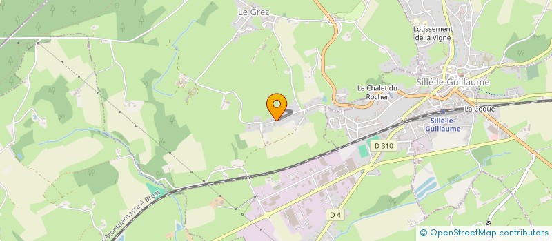 localisation de l'entreprise MONSIEUR BAPTISTE GALLON  LE GREZ