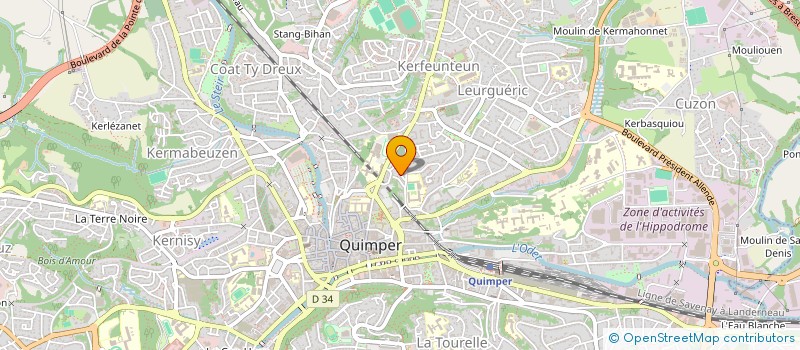 localisation de l'entreprise MONSIEUR BAPTISTE GALTON à QUIMPER