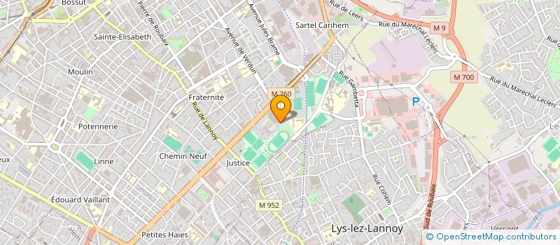 localisation de l'entreprise MONSIEUR BAPTISTE GARAULT à ROUBAIX