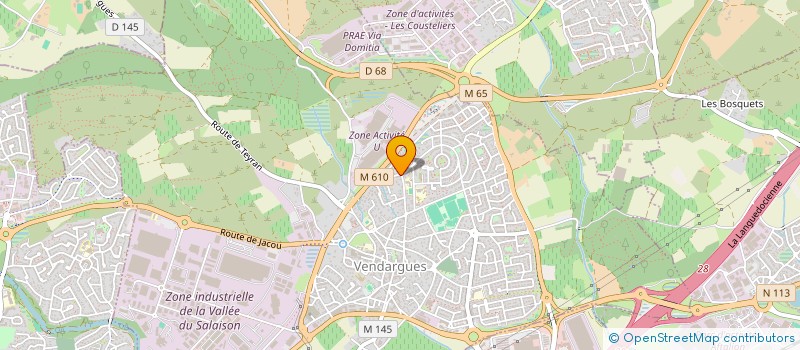 localisation de l'entreprise MONSIEUR BAPTISTE GARAY  VENDARGUES