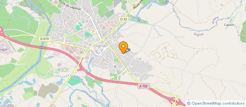 localisation de l'entreprise MONSIEUR BAPTISTE GARCIA à GIGNAC