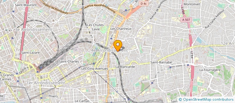 localisation de l'entreprise MONSIEUR BAPTISTE GARNIER à MARSEILLE