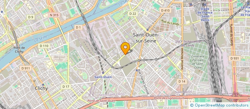 localisation de l'entreprise MONSIEUR BAPTISTE GARREAU à SAINT-OUEN-SUR-SEINE