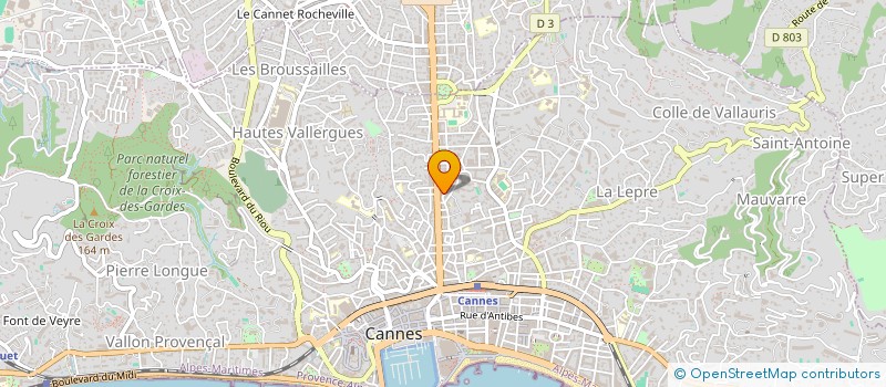 localisation de l'entreprise MONSIEUR BAPTISTE GAUTHE à MANDELIEU-LA-NAPOULE