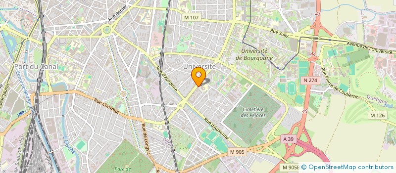 localisation de l'entreprise MONSIEUR BAPTISTE GAUTHIER à DIJON