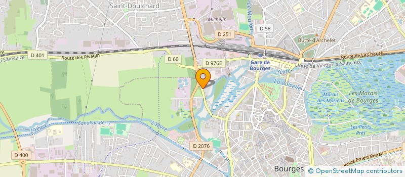 localisation de l'entreprise MONSIEUR BAPTISTE GAUTHIER  BOURGES