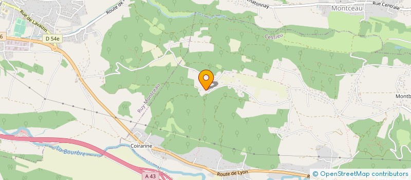 localisation de l'entreprise MONSIEUR BAPTISTE GELSO  CESSIEU