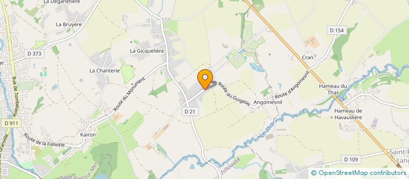 localisation de l'entreprise MONSIEUR BAPTISTE GERMAIN  SAINT-PAIR-SUR-MER