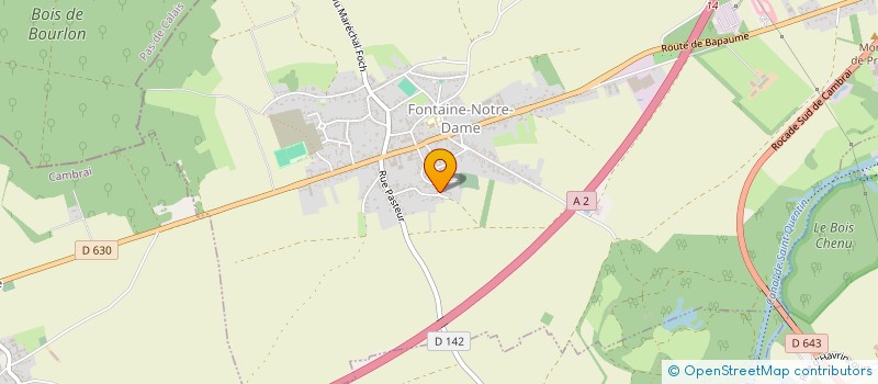localisation de l'entreprise MONSIEUR BAPTISTE GILLERON à FONTAINE-NOTRE-DAME