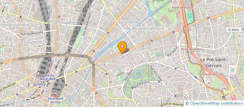 localisation de l'entreprise MONSIEUR BAPTISTE GILLIER  PARIS