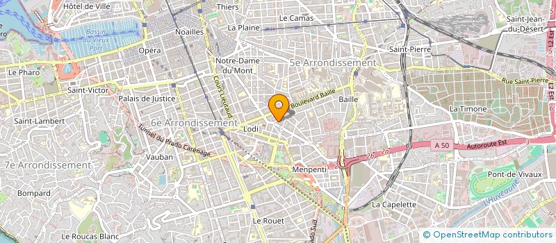 localisation de l'entreprise MONSIEUR BAPTISTE GIRARD à MARSEILLE