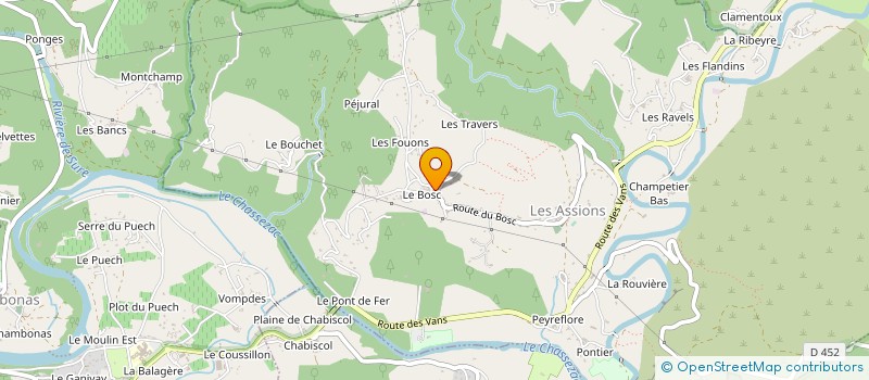 localisation de l'entreprise MONSIEUR BAPTISTE GIRARD à LES ASSIONS