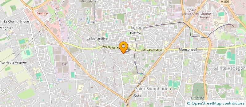 localisation de l'entreprise MONSIEUR BAPTISTE GIRARD  TOURS