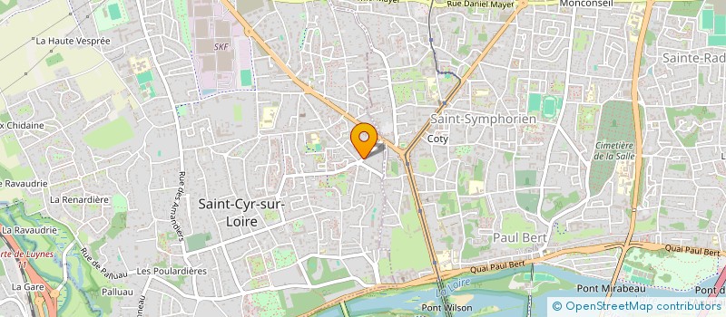 localisation de l'entreprise MONSIEUR BAPTISTE GIRARD  SAINT-CYR-SUR-LOIRE