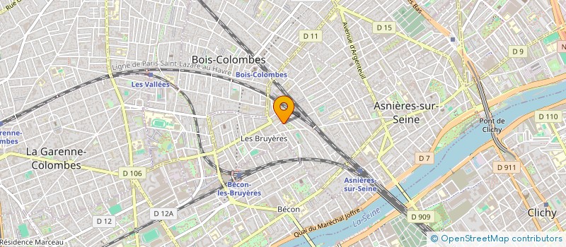 localisation de l'entreprise MONSIEUR BAPTISTE GLAYMANN à ASNIERES-SUR-SEINE