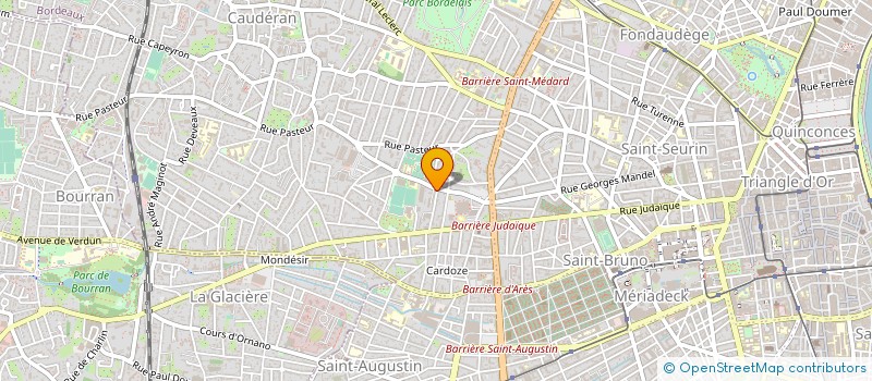 localisation de l'entreprise MONSIEUR BAPTISTE GODIER  BORDEAUX