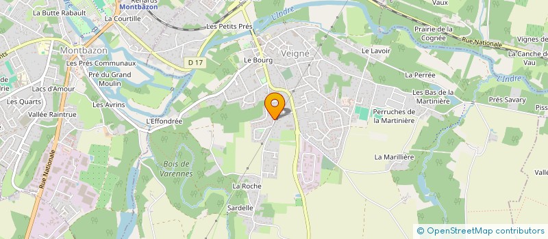 localisation de l'entreprise MONSIEUR BAPTISTE GOND à VEIGNE