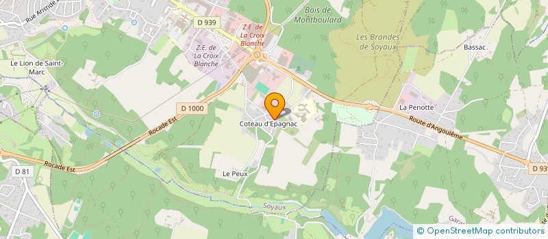 localisation de l'entreprise MONSIEUR BAPTISTE GORGUES  SOYAUX