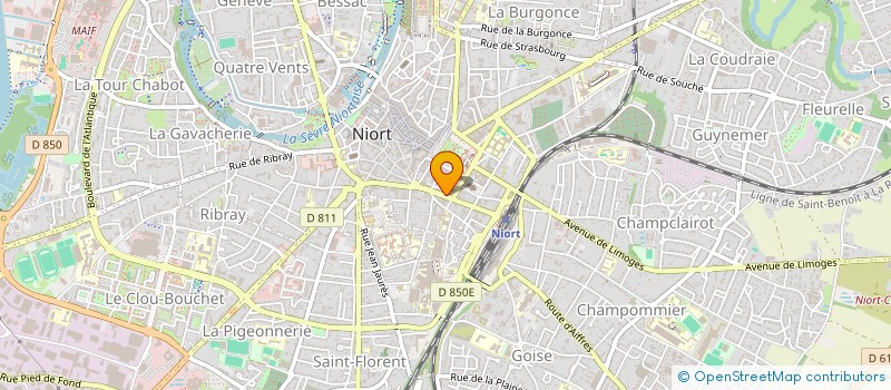 localisation de l'entreprise MONSIEUR BAPTISTE GOUDARD-PATOT à NIORT