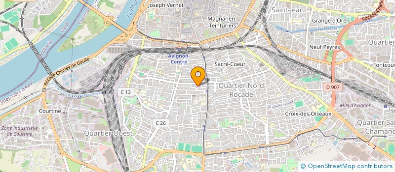 localisation de l'entreprise MONSIEUR BAPTISTE GOUDON  AVIGNON