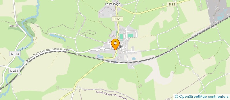 localisation de l'entreprise MONSIEUR BAPTISTE GOUPIL  VOUTRE