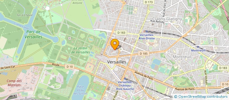 localisation de l'entreprise MONSIEUR BAPTISTE GOURDEN à VERSAILLES
