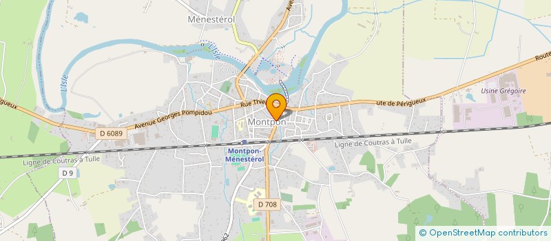 localisation de l'entreprise MONSIEUR BAPTISTE GOUSSEAU  MONTPON-MENESTEROL