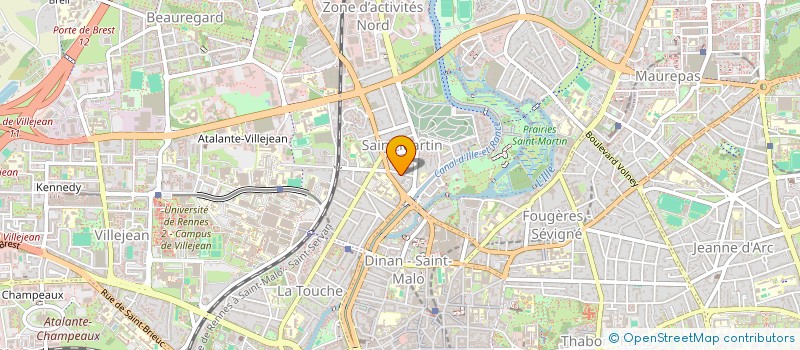 localisation de l'entreprise MONSIEUR BAPTISTE GOYARD  RENNES