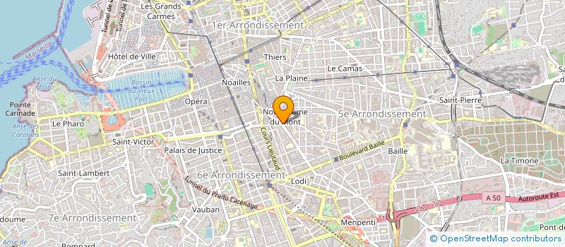 localisation de l'entreprise MONSIEUR BAPTISTE GRAFFIN à MARSEILLE