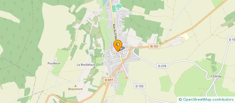localisation de l'entreprise MONSIEUR BAPTISTE GRAILLOT à VARZY