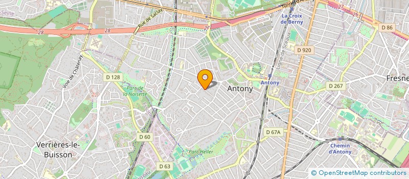 localisation de l'entreprise MONSIEUR BAPTISTE GRONDARD à ANTONY
