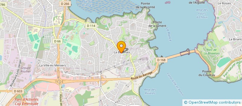 localisation de l'entreprise MONSIEUR BAPTISTE GUERMEUR  DINARD