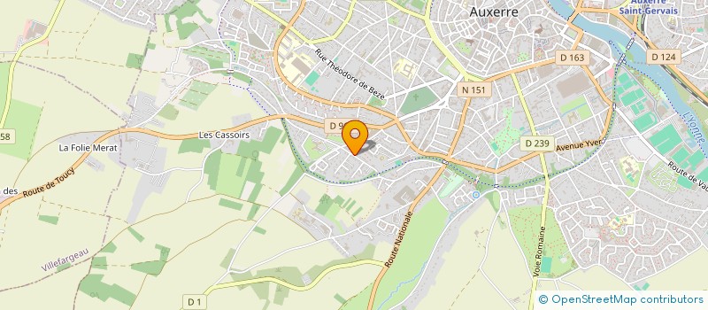 localisation de l'entreprise MONSIEUR BAPTISTE GUIBERT à AUXERRE