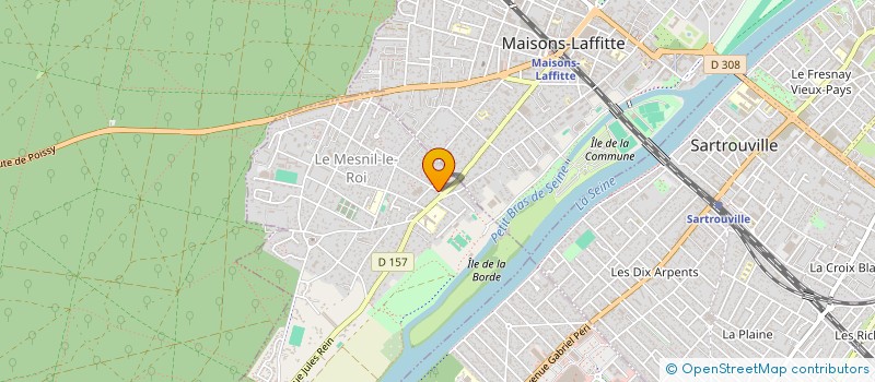 localisation de l'entreprise MONSIEUR BAPTISTE GUICHARD  LE MESNIL-LE-ROI