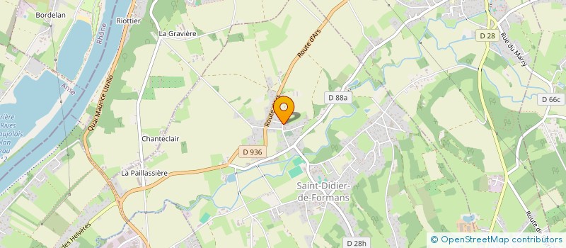localisation de l'entreprise MONSIEUR BAPTISTE GUICHARDON  SAINT-DIDIER-DE-FORMANS